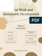 Social Work and Sustainable Development