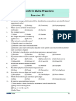 NCERT - Exercise 1 and 2 With Solution Diversity in Living Organisms Class IX