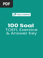 100 Soal TOEFL Exersice & Answer Key