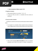 Guía de Instalación PYTHON
