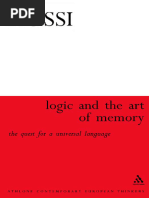 Paolo Rossi, Logic and The Art of Memory The Quest For A Universal Language (Athlone Contemporary European Thinkers) (Z-Library)