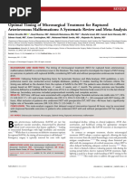 Optimal Timing of Microsurgical Treatment For Ruptured Arteriovenous Malformations: A Systematic Review and Meta-Analysis