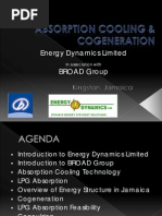 Absorption Cooling and On - Energy Dynamics Limited