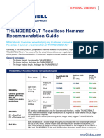 Recommendation Guide - THUNDERBOLT Recoilless Hammers