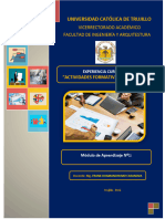 Modulo de Aprendizaje Actividades Formativas Potenciales I