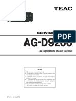 TEAC AGD-9260 Service Manual