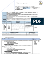 SESIÓN DE APRENDIZAJE N 11 DPCC El Ser Humano y La Cultura