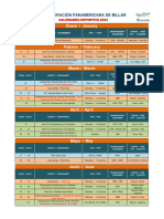 Calendario Deportivo Ene 23 2024