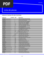 (Chaogdl) - (01-03-2022) : Lista de Piezas