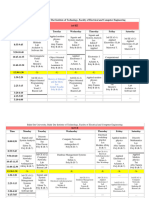 Class Schedule - 2016