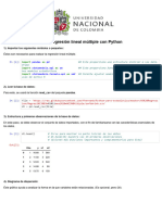 Regresión Lineal Múltiple Con Python