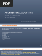 Acoustics Materials