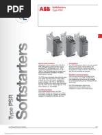 ABB Softstarters, Type PSR