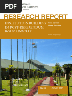 Research Report 08 INSTITUTION BUILDING IN POST-REFERENDUM BOUGAINVILLE6