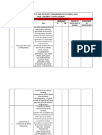 6to Grado Contenidos y Pda de Plan y Programa de Estudios 2022