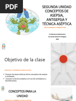 Clase #4 Asepsia, Antisepsia y Técnica Aséptica