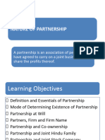 Chapter 18 Nature of Partnership