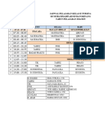 Jadwal Pelajaran 2 Tursina Tasha