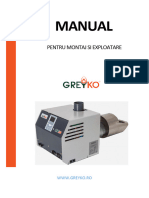 Manual Greyko Arzator - New