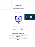 Makalah Menjelaskan Dimensi Pengasuhan Dalam Keluarga: Dosen Pengampu: Juhesmi Khairani, M. Pd. I