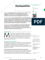 Structural Myelopathies: Review Article