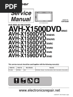 Pioneer Avh x1500 x1550 x1590dvd