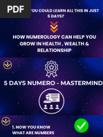 Numerology 5 Days