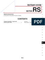 Restraint System: Modification Notice