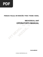 Operator'S Manual: Robot M-900+B/700/700E/400L