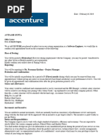 Accenture Offer Letter