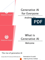 Generative AI For Everyone