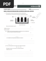 Topical Past Paper Questions - Electrolysis - Paper 1C&2C