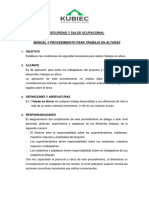 Manual para Trabajo en Altura