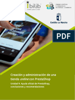 Unidad 9 - Ayuda Oficial de PrestaShop, Conclusiones y Recomendaciones