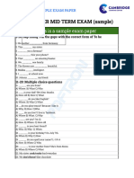 SAMPLE - Beginner MID TERM