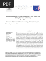 Revolutionizing America's Cloud Computing The Pivotal Role of AI in Driving Innovation and Security