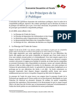 Séance n03 Les Principes de La Comptabilité Publique Actualisé