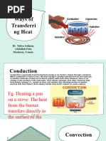 Ways of Transfering Heat