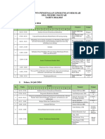 Rundown Pengenalan Lingkungan Sekolah