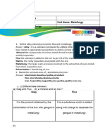 Answer Key For Metallurgy