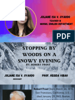 Stopping by Woods On A Snowy Evening - Oyardo, Joliane Isa V