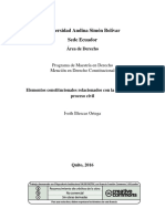 Elementos Constitucionales Relacionados Con La Prueba en El Proceso Civil Iveth Illegas