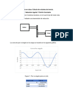 Ejercicio en Clase. Calculo de Volantes de Inercia Sebastian y Dorlin