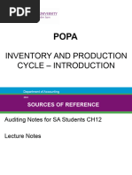 Inventory and Production Cycle - Slides