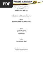 La Agresividad de Los Adolescentes Didáctica