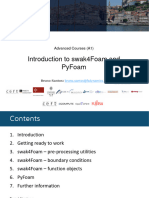 Swak4foam and PyFoam FOAMatIBERIA 2019 v3