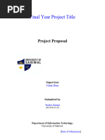 Project Proposal Template