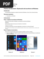 11.1.2.10 Lab - Explore The Windows Desktop