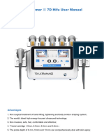 Portable 7D Hifu User Manual (Ultraformer 3)