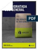 Cal Hidratada Uso General: Ficha Técnica / Versión 2